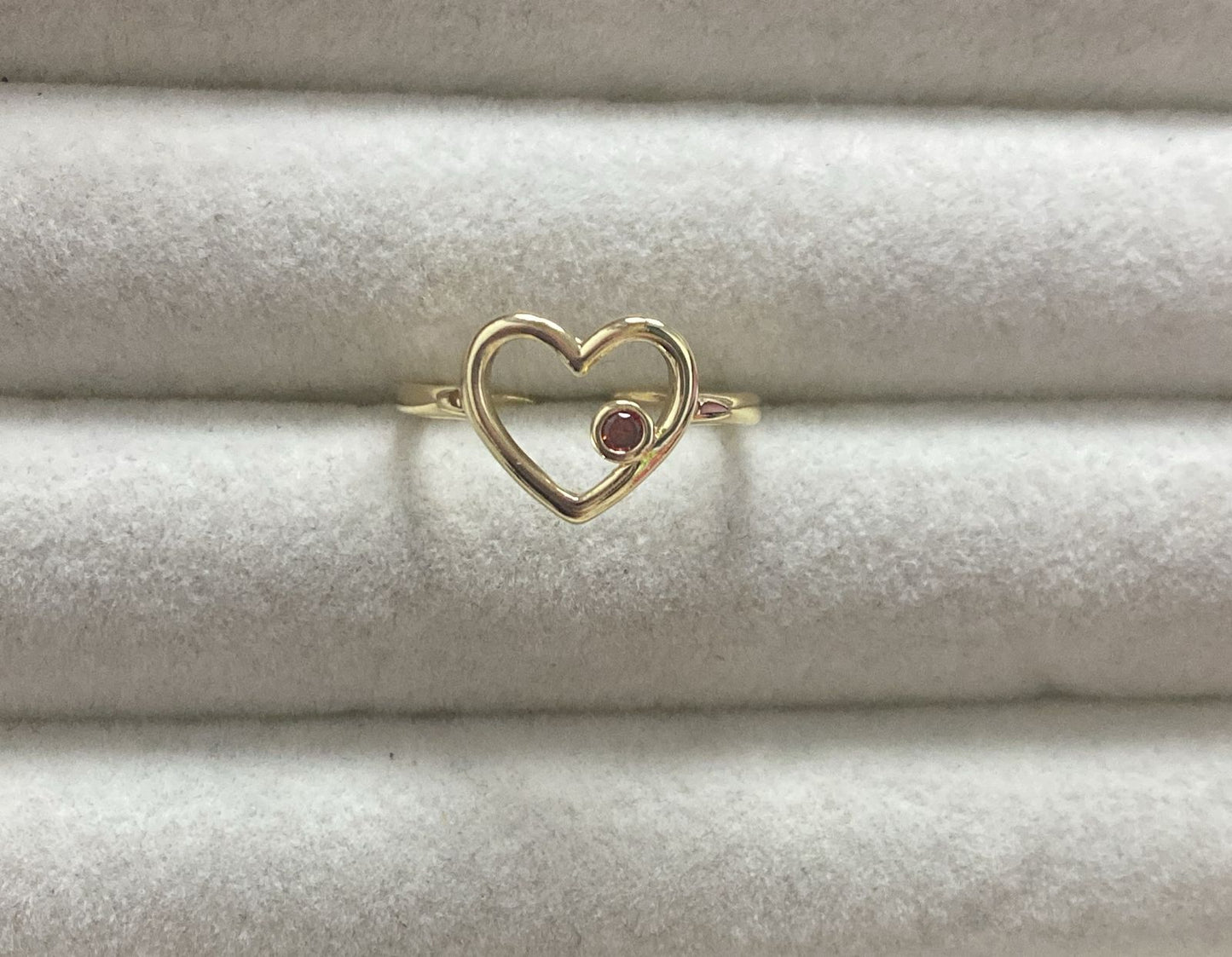 Anel Coracao Cravejado DCG0657