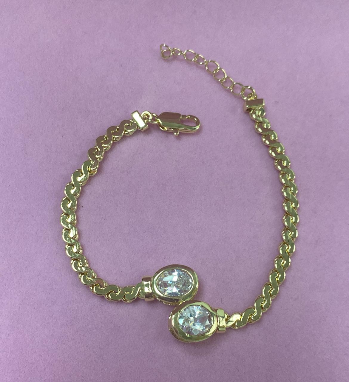 Pulseira Luxo com cravacao inglesa DCG0625