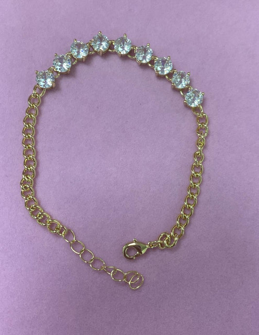 Pulseira pedras lapidadas DCG0635