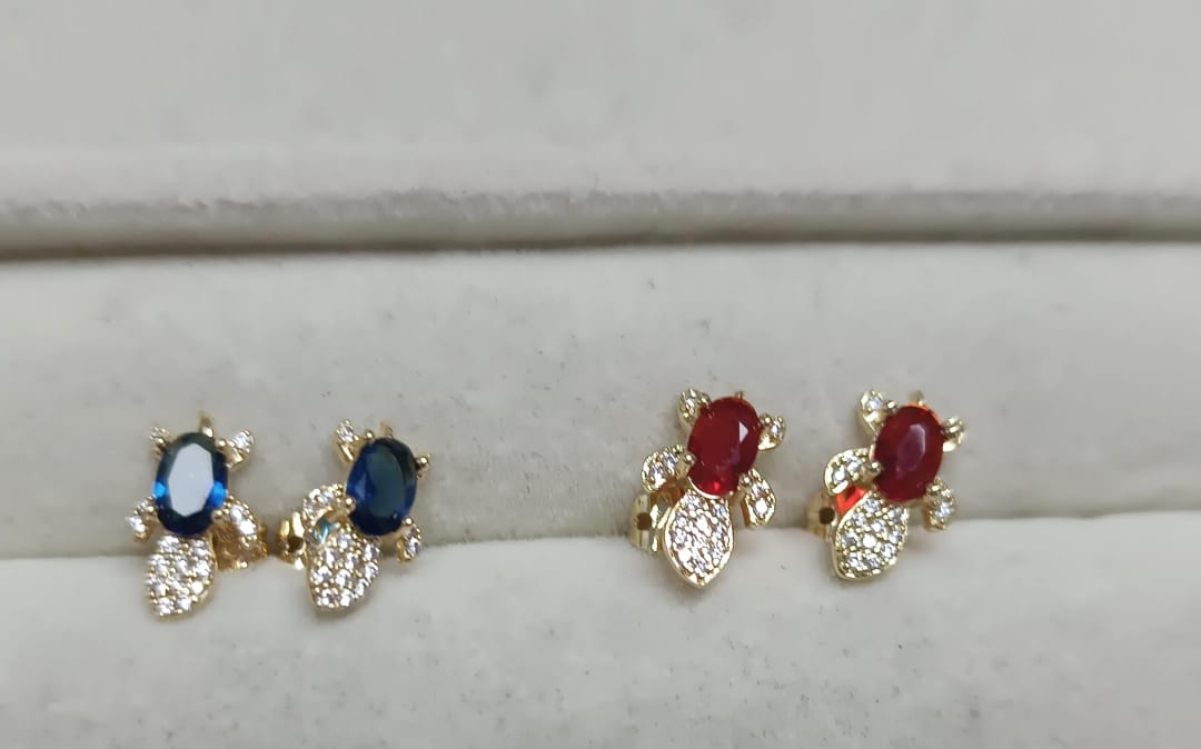 Brinco Tartaruga Cravejada DCG0932