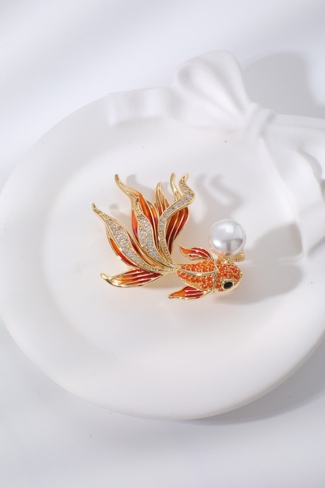 Broche Peixe Kinguio - Sorte e Prosperidade  EBG0004
