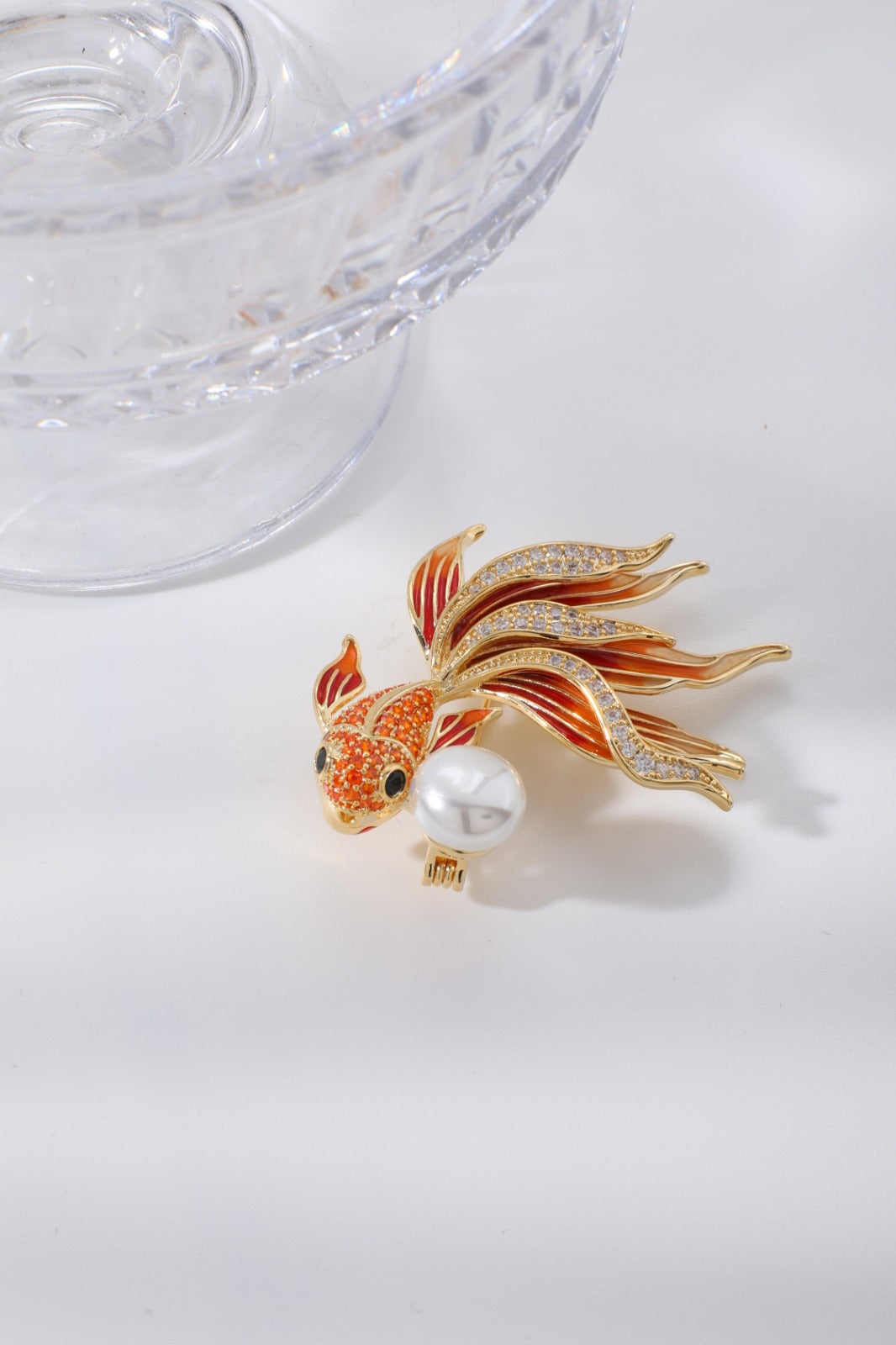 Broche Peixe Kinguio - Sorte e Prosperidade  EBG0004