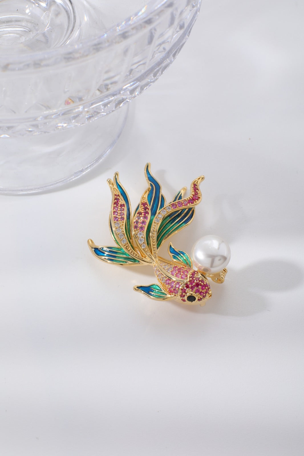 Broche Peixe Kinguio - Sorte e Prosperidade  EBG0004