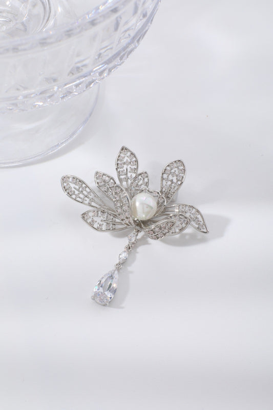 Broche Flor da Manha EBG0007