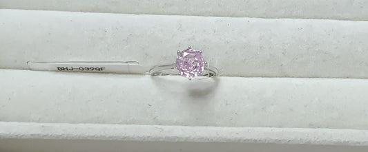 Anel Super Luxo Prata 925  e diamante de alto Carbono BHJ-039QF