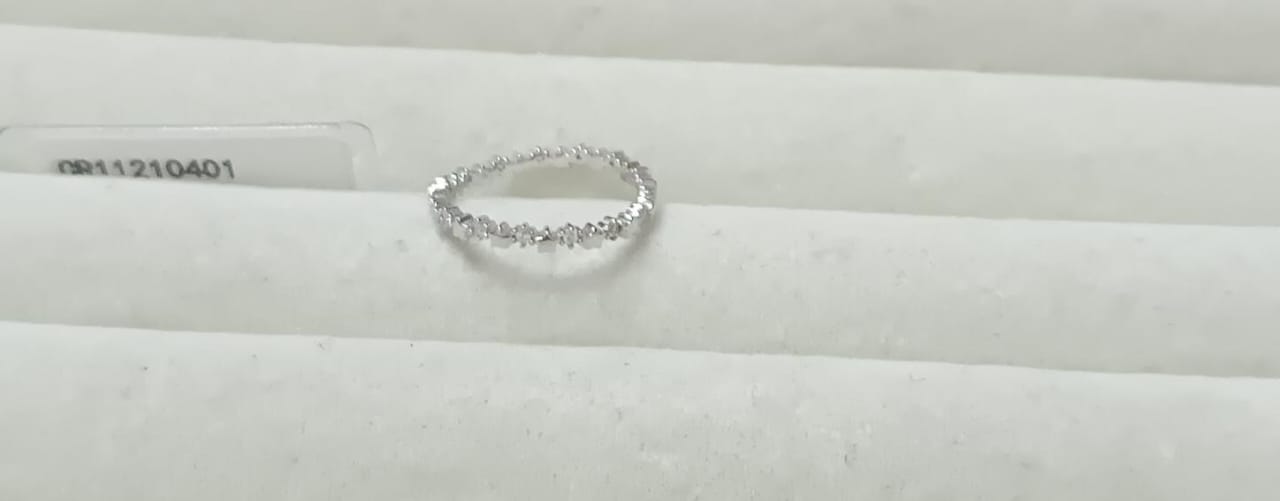 Meia Alianca Estrelas Luxo Prata 925 CR11210401