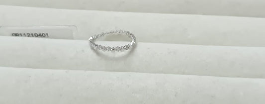 Meia Alianca Estrelas Luxo Prata 925 CR11210401