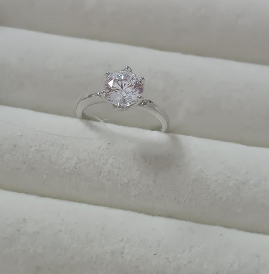 Anel em Prata 925  Cravejado AYJ - 276S