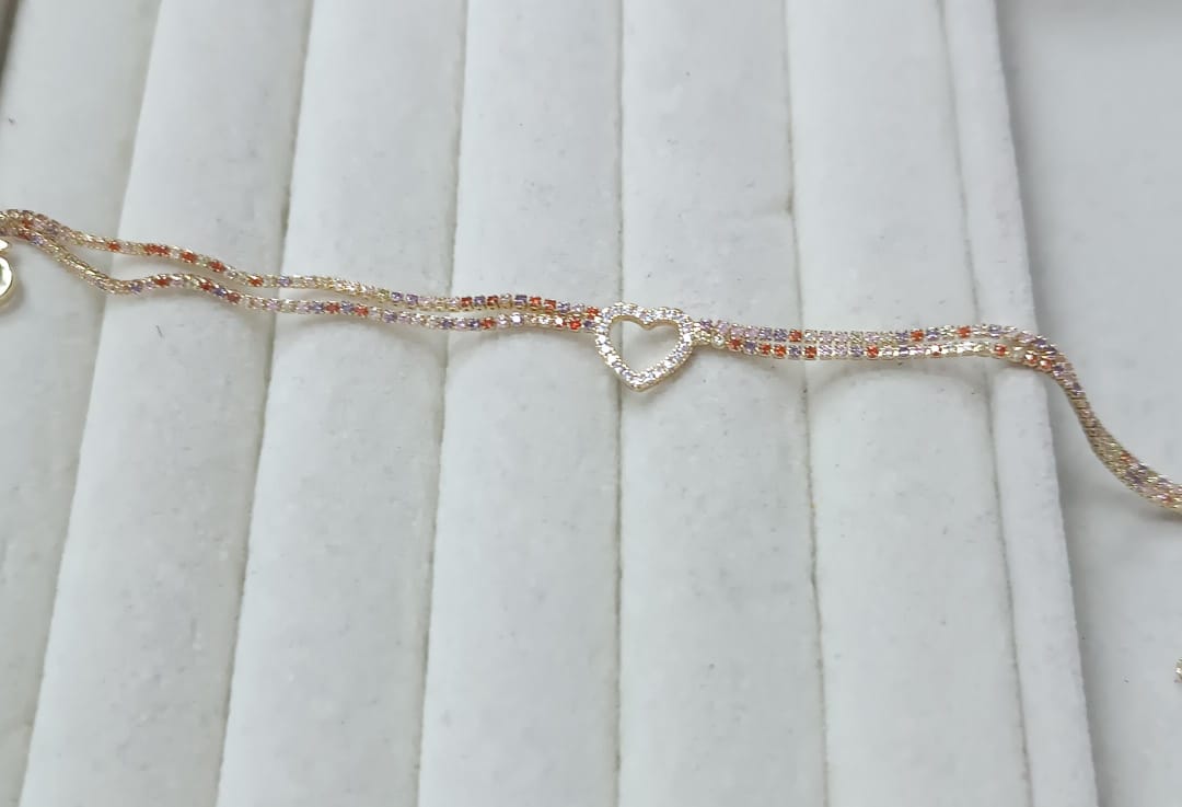 Pulseira Riviera Coracao delicado DCG1032