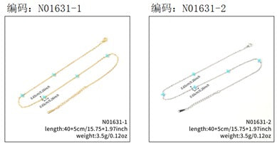 Colar alegria das flores Turmalina  EBG0082-2