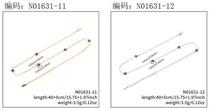 Colar alegria das flores Darl Blue EBG0082-3