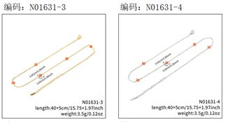Colar alegria das flores Laranja EBG0082-5