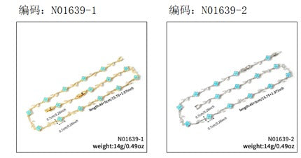 Colar riviera Flowers Turmalina EBG0083-2