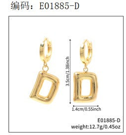 Brincos Letras iniciais Lisas EBG0064-D