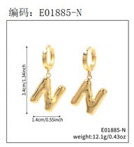 Brincos Letras iniciais Lisas EBG0064-N