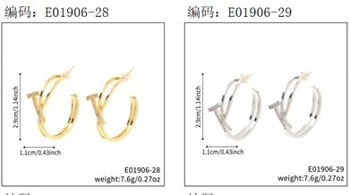 Brincos Argolas Luxo perfeito EBG0071