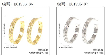 Brincos argolas Robustas EBG0073