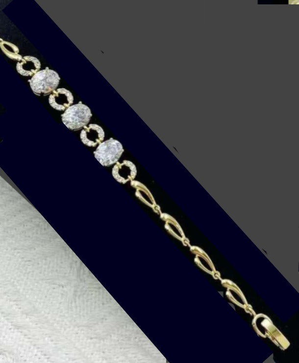 Pulseira Elos e Pedras DCG1241