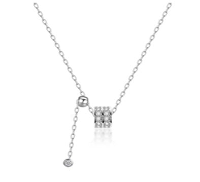 Colar Puro Luxo Prata 925 Moissanite MSD.660