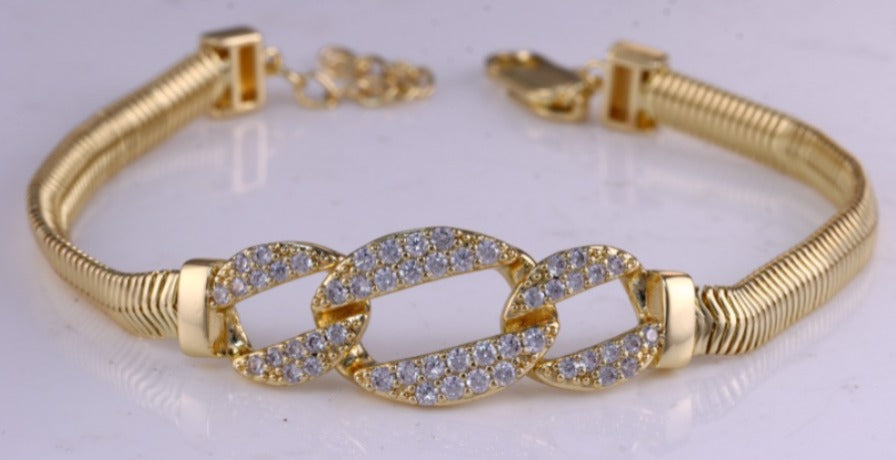 Pulseira Elos Cravejados DCG1592