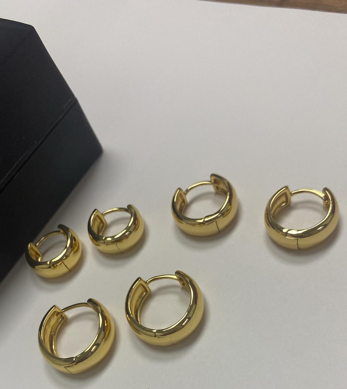 Trio argolas Lisas XYS101915