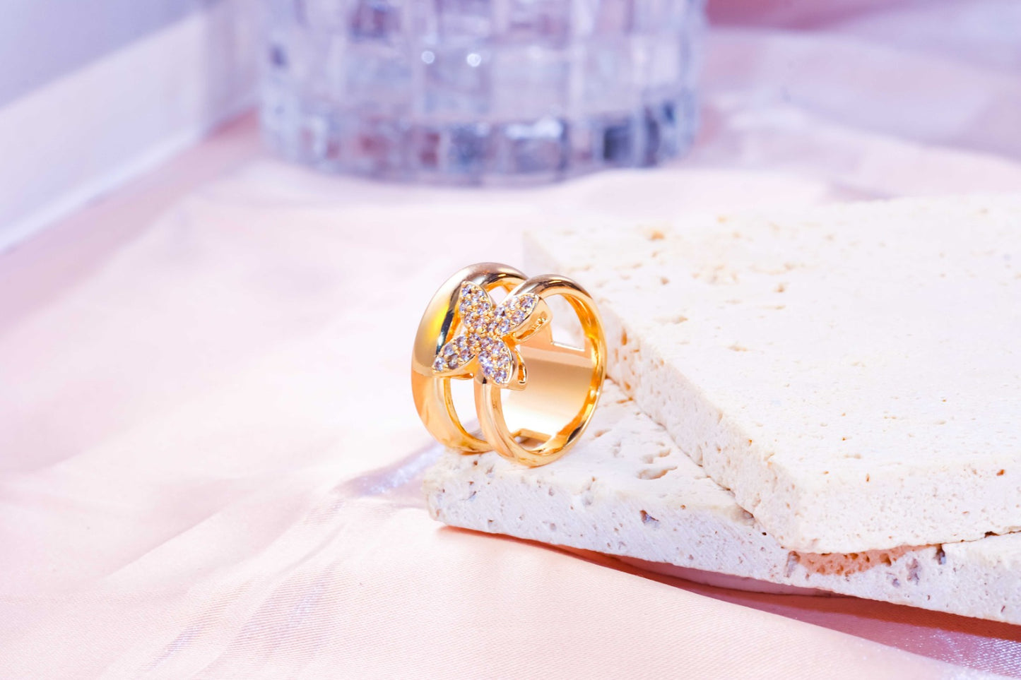 Anel Duplo Borboleta XYR103598