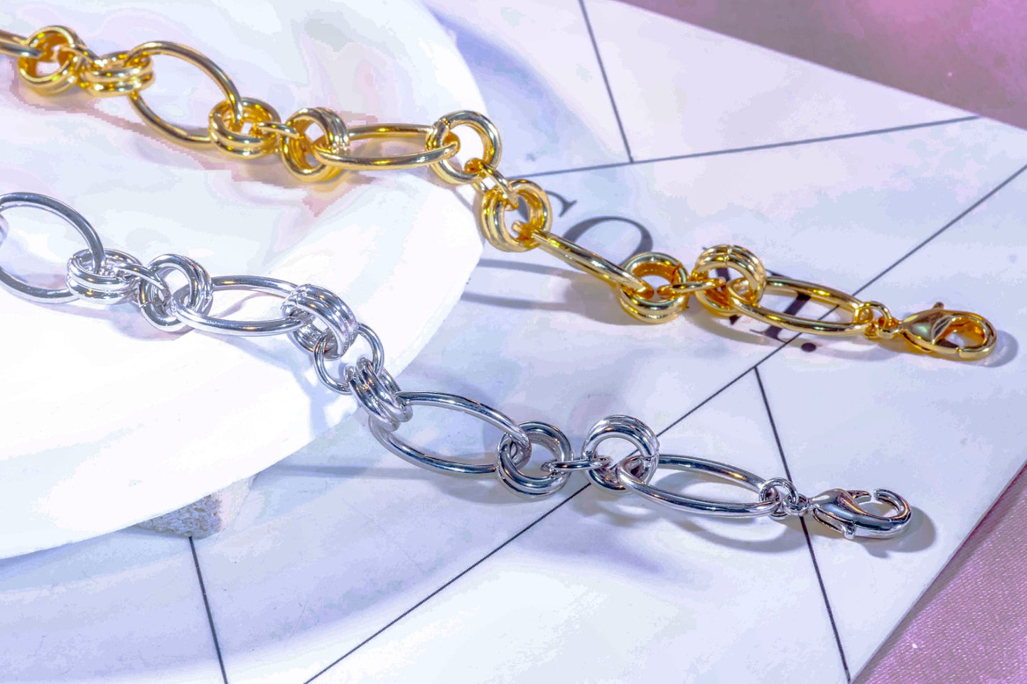 Colar Elos Lisos Elegancia XYN101365