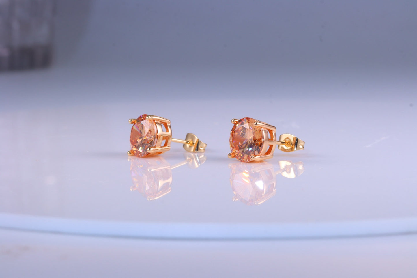 Trio de brincos Riviera Champanhe 4  Claves XYE101309