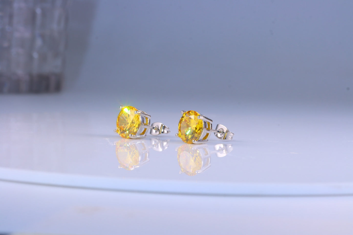 Trio de brincos Riviera Yellow 4  Claves XYE101309