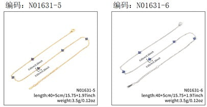 Colar alegria das flores Blue EBG0082-6