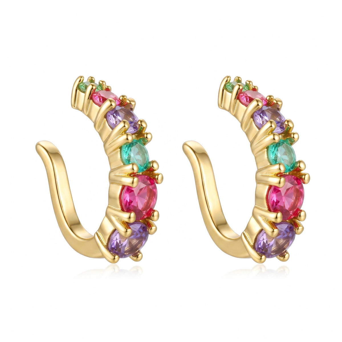 Piercing Fake Cravejado Rainbow XYE102684