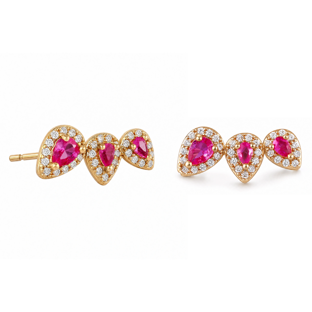Ear Cuff Gota Pink XYE105165