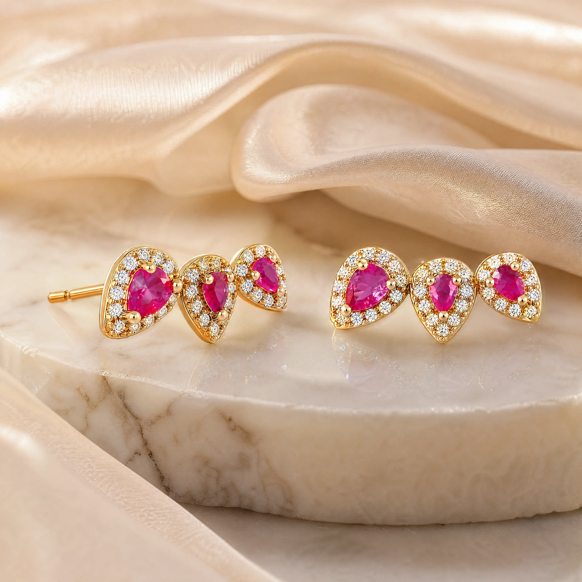 Ear Cuff Gota Pink XYE105165