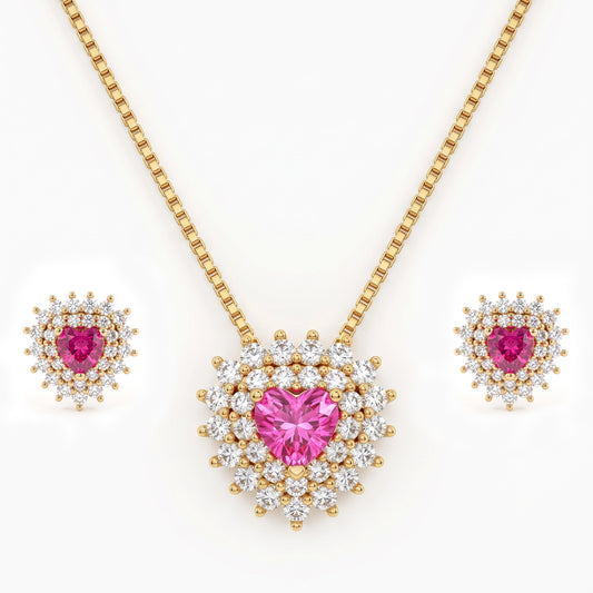 Conjunto Pink Glow XYS101979