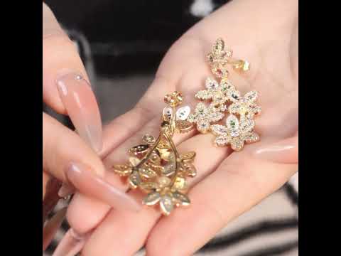 Brinco flores Magnificas  - XYE104906