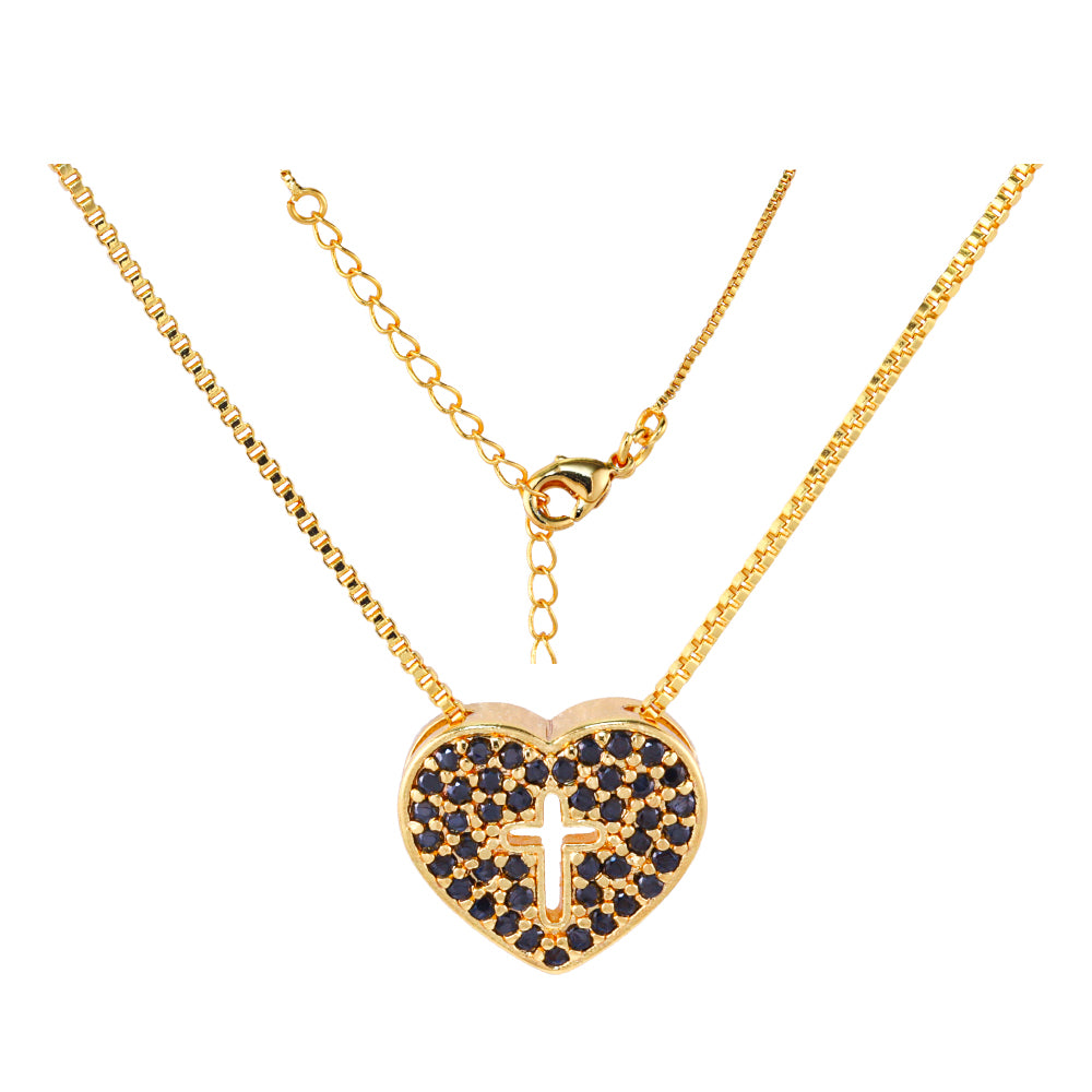Colar Amor e Fé Black White LB313