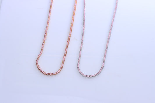 Colar Riviera Rosa A0028