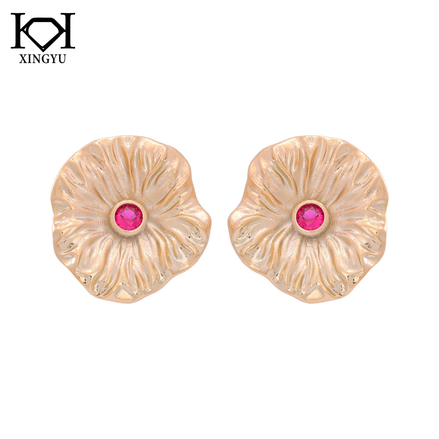 Brincos Flor Organica  XYE105551