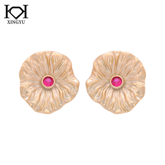 Brincos Flor Organica  XYE105551