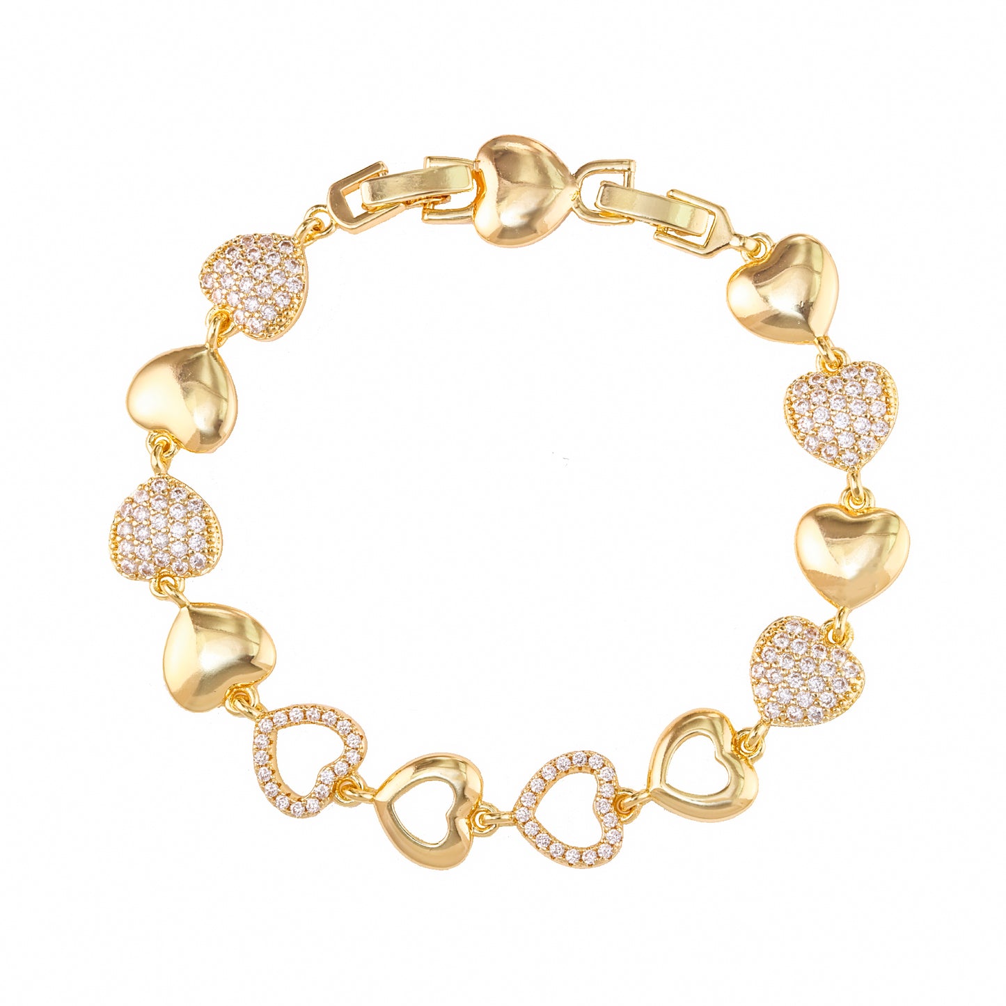 Pulseira Coracoes encantados DCG1756