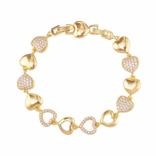 Pulseira Coracoes encantados DCG1756