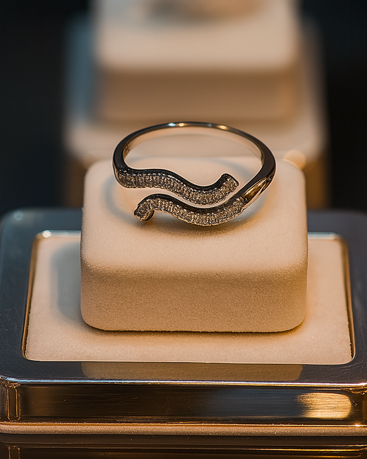 Anel Cravejado Move Ajustavel Prata 925 DCG0332