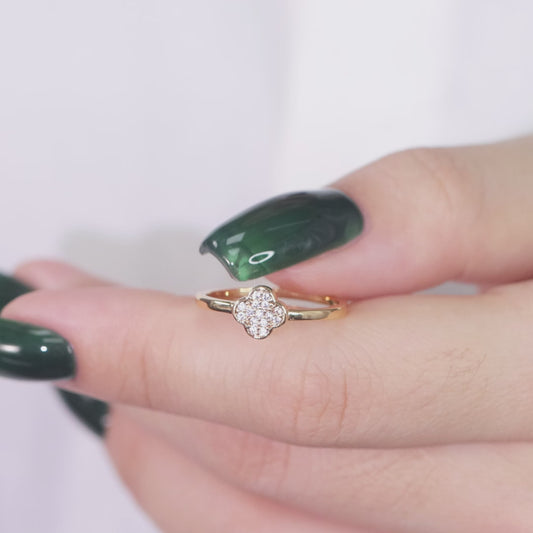 Anel mini trevo XYR103521-1