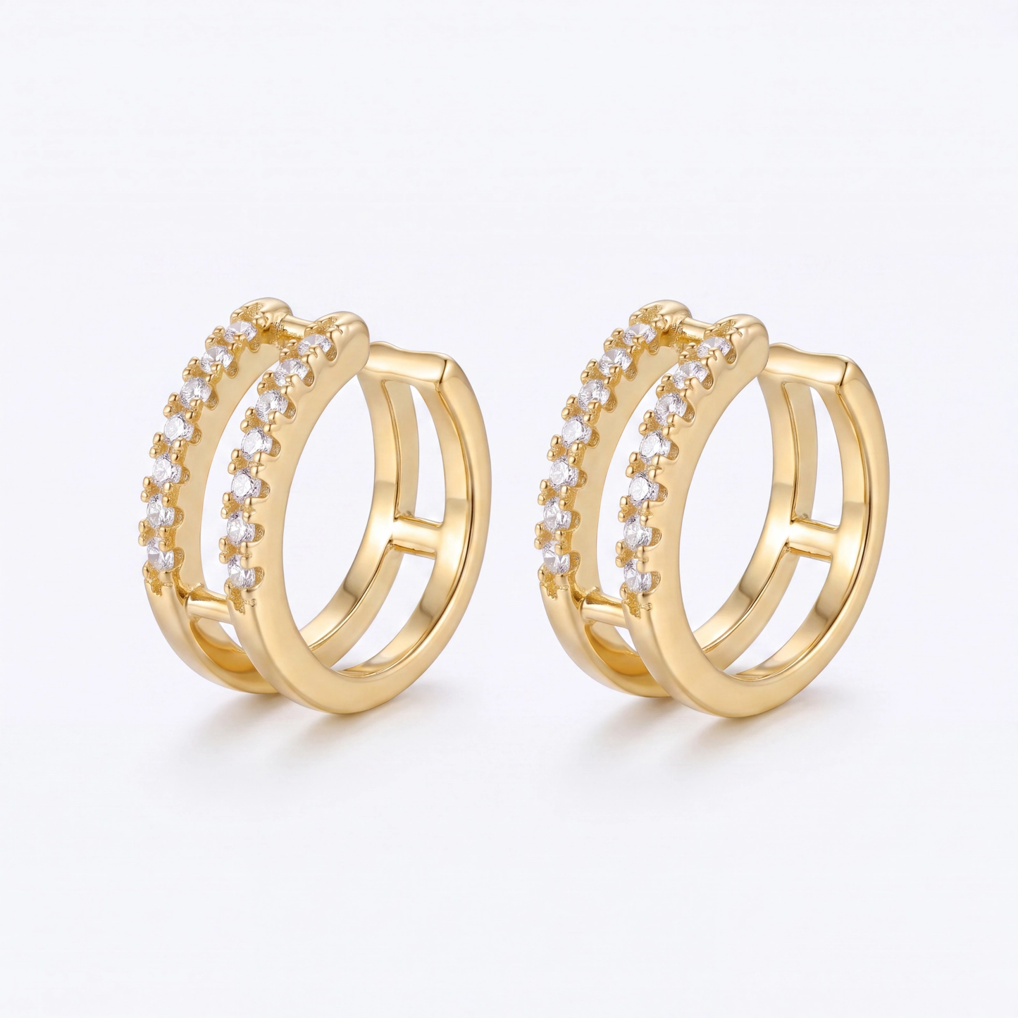 Piercing Fake Duplo Cravejado DCG1866