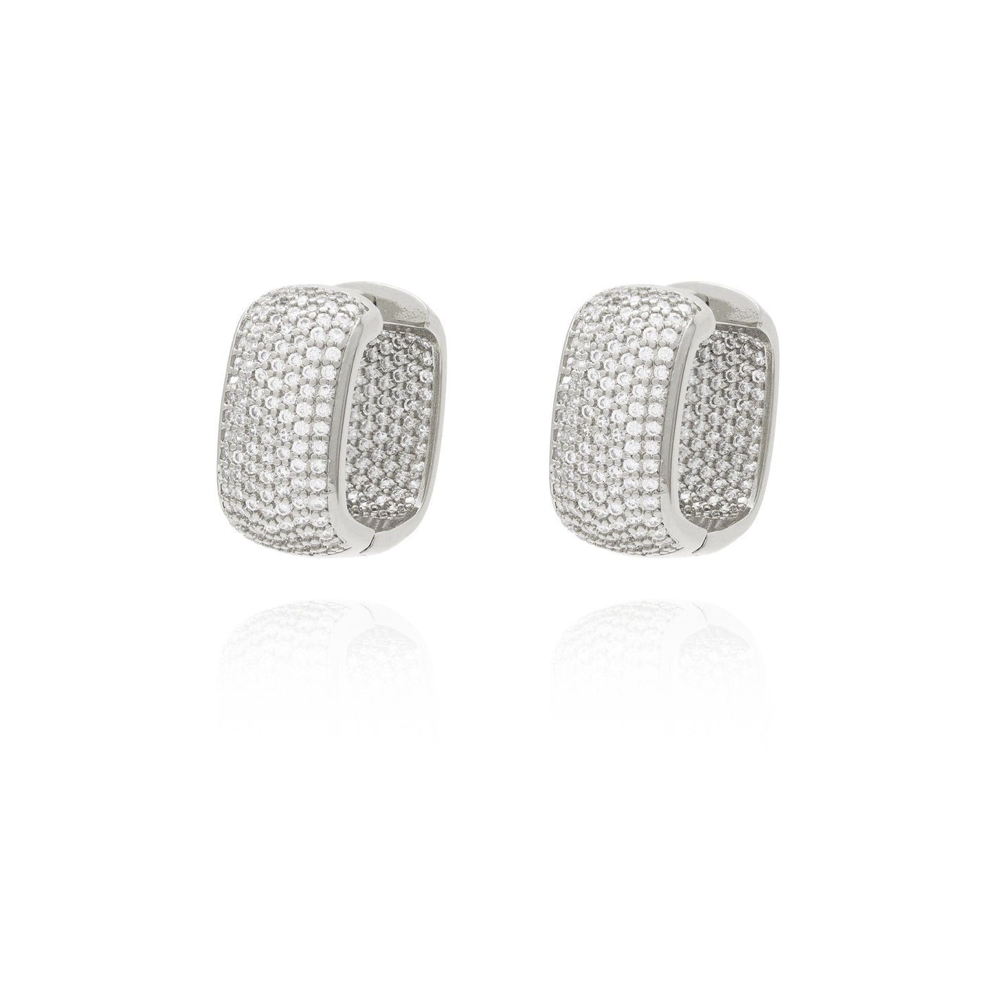 Argola Pavê com Cravação Interna XYE100497 earring