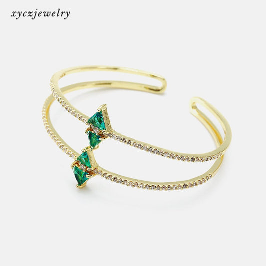 Bracelete cravejado losango XYH100606 手镯