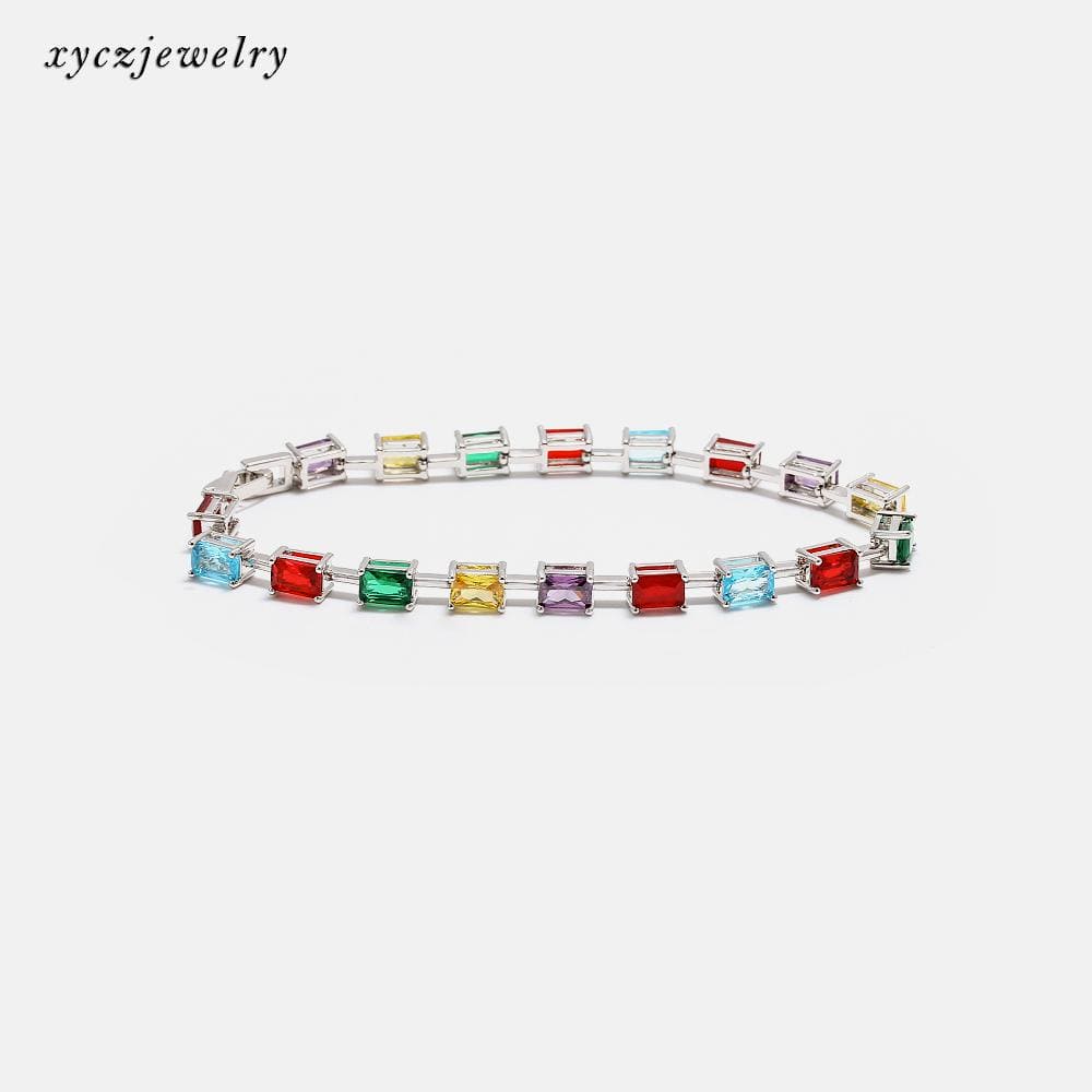 Pulseira Delicada Zirconia Colorido XYH100659