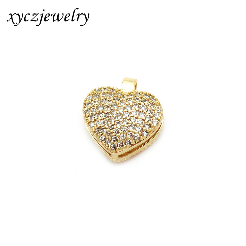 Colar Coração Cravação Dupla Face  xyn101014  necklace
