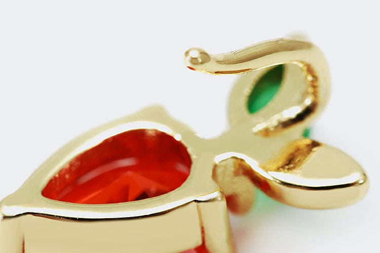 DIY Pingente morango  XYPJ100488