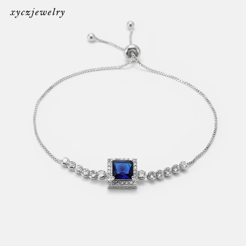 Pulseira Delicada Quadrado Lapidado XYS100382手链